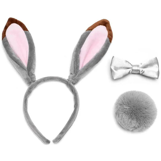 Grey Rabbit Ears 