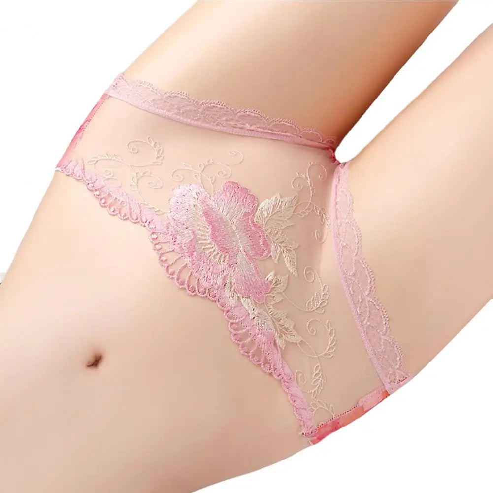 Culotte transparente Rose